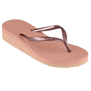 Fipper夹脚人字拖Shine女亮带坡跟厚底增高2025夏防滑沙滩凉拖鞋