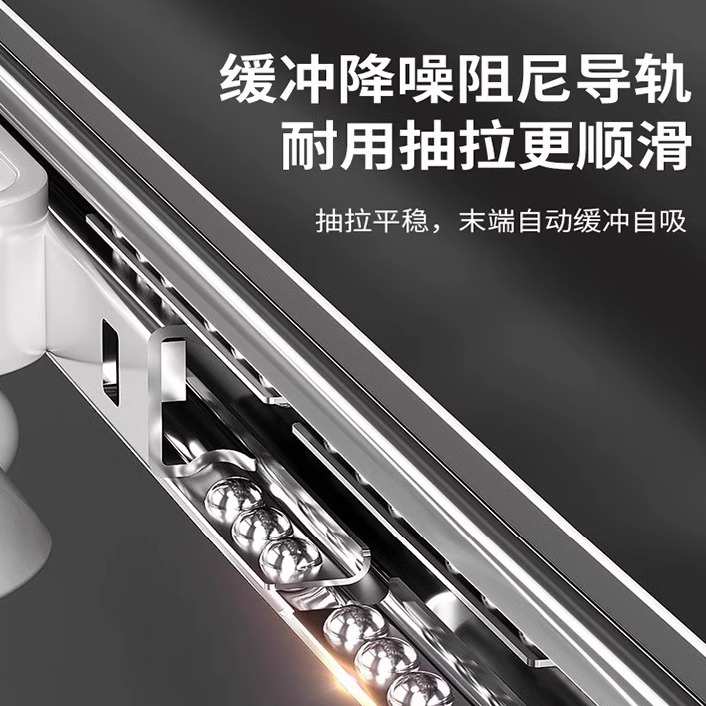 厨房碗碟收纳架家用橱柜拉篮抽拉式置物架抽屉内置伸缩碗架沥水架