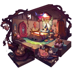 场景原画设计游戏手绘cg动漫古风建筑PS厚涂立绘原画场景接单代画