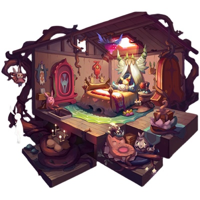 场景原画设计游戏手绘cg动漫古风建筑PS厚涂立绘原画场景接单代画