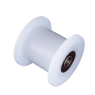 尼龙轮聚丙烯滑轮V型带轴承U型重型起重H型轨道轮内径8MM10MM12MM