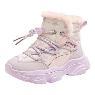 ABCKinds女童缺码甩卖加厚保暖抗寒雪地短靴冬季防水男童户外棉鞋