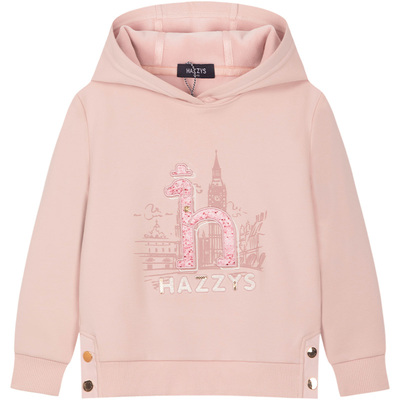 hazzys女童连帽卫衣冬季