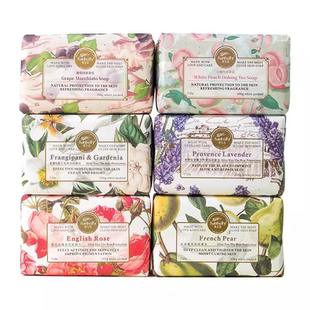 韩宝莉香皂香氛手工精油皂洗脸面花香沐浴洗澡留香白桃伴手礼200g