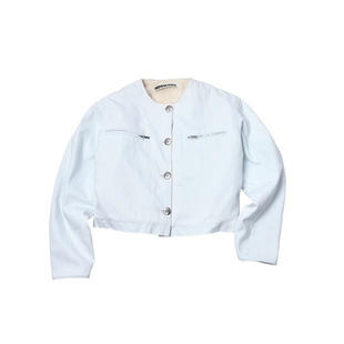 【现货】J1M5买手店MEDIUM WELL 牛仔做旧毛毛外套设计师品牌