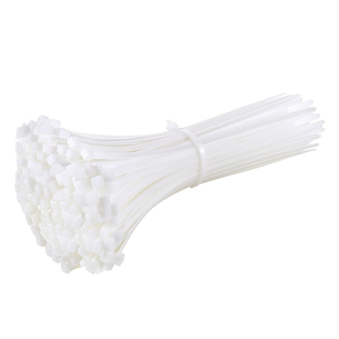 自锁式尼龙扎带塑料卡扣固定扎线带电线扎线束带黑/白色