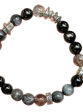 天然水晶情侣款手链手串极度招财