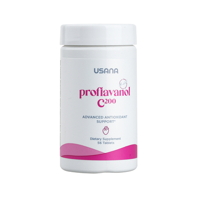 【自营】美国版USANA优莎娜葡萄籽精华C200加强版OPC原花青素正品