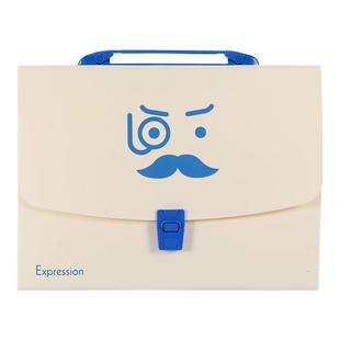 A4风琴夹多层试卷收纳袋手提风琴包学生大容量文件夹收纳盒装卷子的试卷夹整理神器资料档案夹卡通可爱文件袋