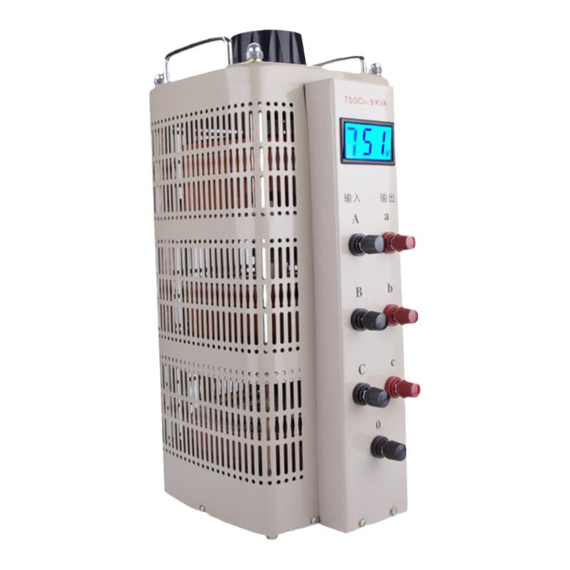 三相調(diào)壓器380V交流電流TSGC2-9KVA數(shù)顯0-750V升壓可調(diào)變壓器15KW