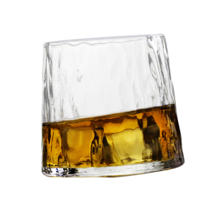 小众限定新品 初云杯日式酒杯威士忌杯茶杯锤纹杯子 不倒翁自醒杯