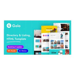 Golo 汉化中文版目录列表城市旅游指南旅行WordPress企业主题模板