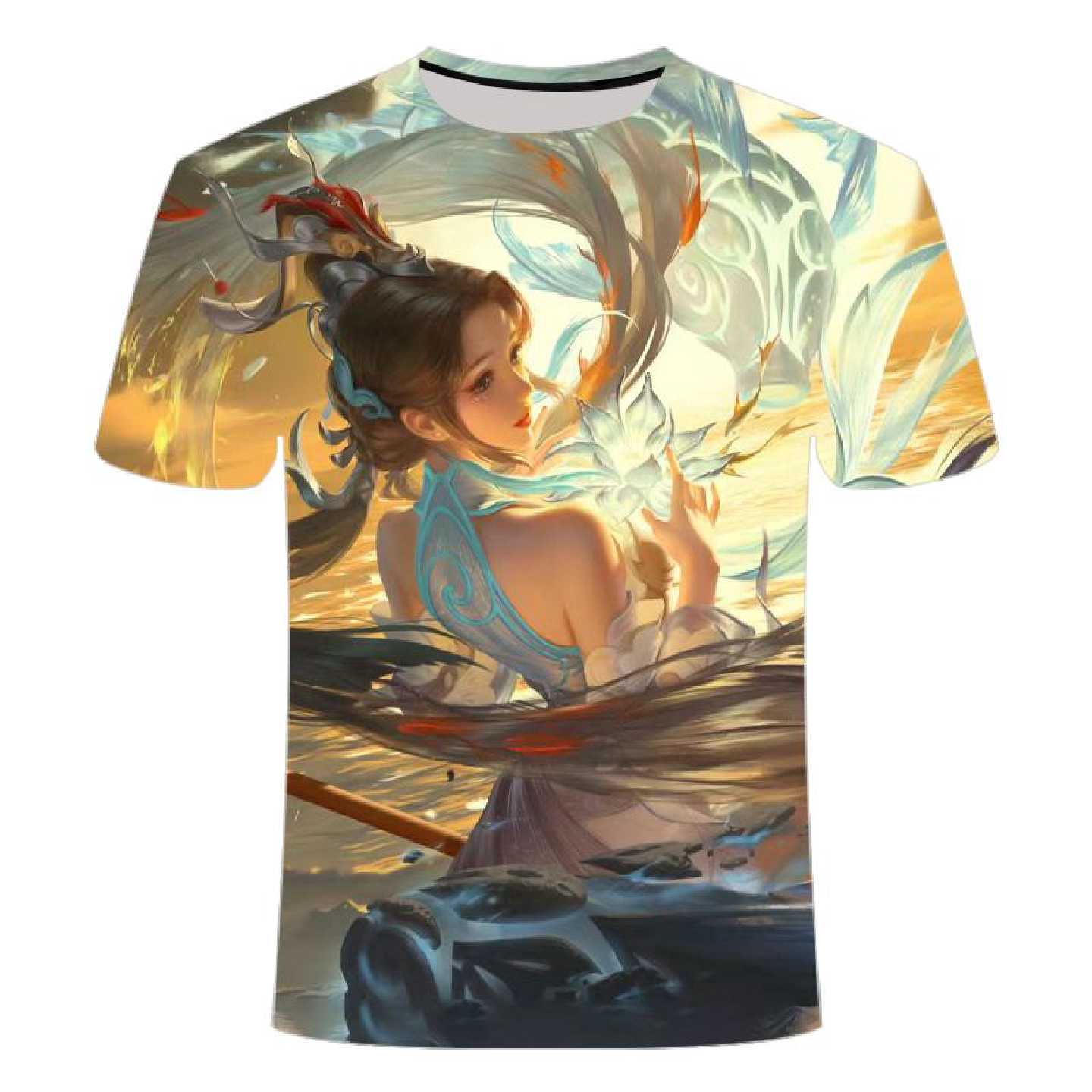 王者荣耀夏季新款短袖大乔皮肤t动漫T恤/鞋帽/服装