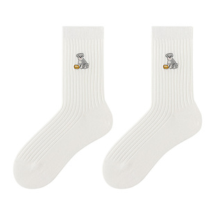 caramella袜子女2026新款女士棉袜中筒袜女生女袜秋冬外穿ins复古