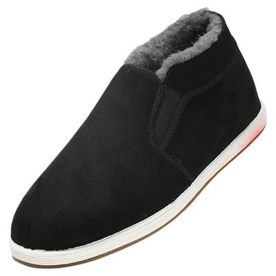 冬季加绒加厚保暖老北京布鞋男