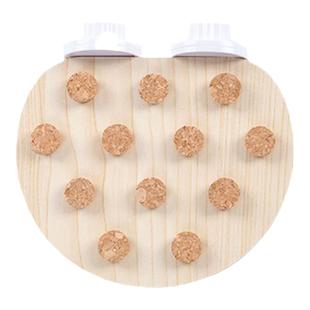 宠尚天虎皮鹦鹉玩具实木站台平台玩耍鸟笼配件小鸟用品固定跳板