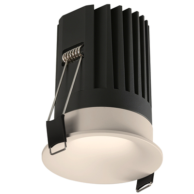 可可蛋奶筒灯开孔55mm射灯无边框奶油风仿石膏乳胶漆同色嵌入弧面