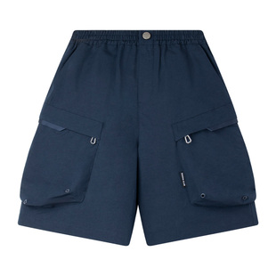 MUCMUKN【街头机能】凉爽透气棉锦立体工装口袋短裤男童26夏新