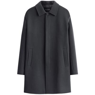 【断码钜惠】太平鸟男装 冬季中长款毛呢大衣 B1AAD4210