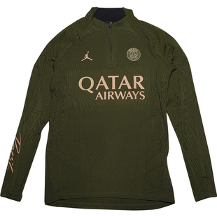 天天正品耐克23/24巴黎圣日耳曼球员版半拉链训练服 FD7070-327