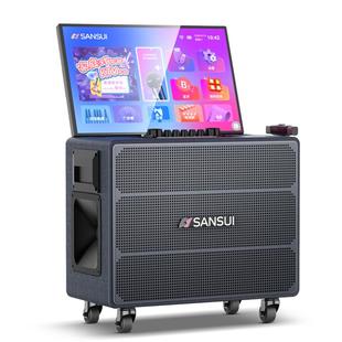 2026新品]山水Q128音响户外音箱k歌12寸广场舞移动家庭ktv一体机