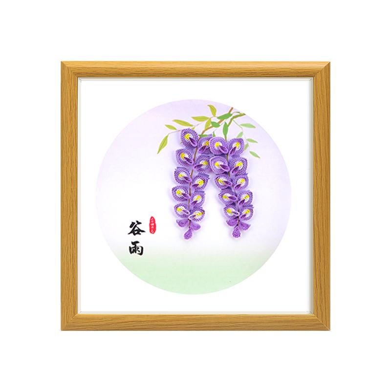 赛卓24节气衍纸画中国传统节日材料包小学生儿童手工DIY立春春分非遗社团活动课材料包衍纸成品礼物