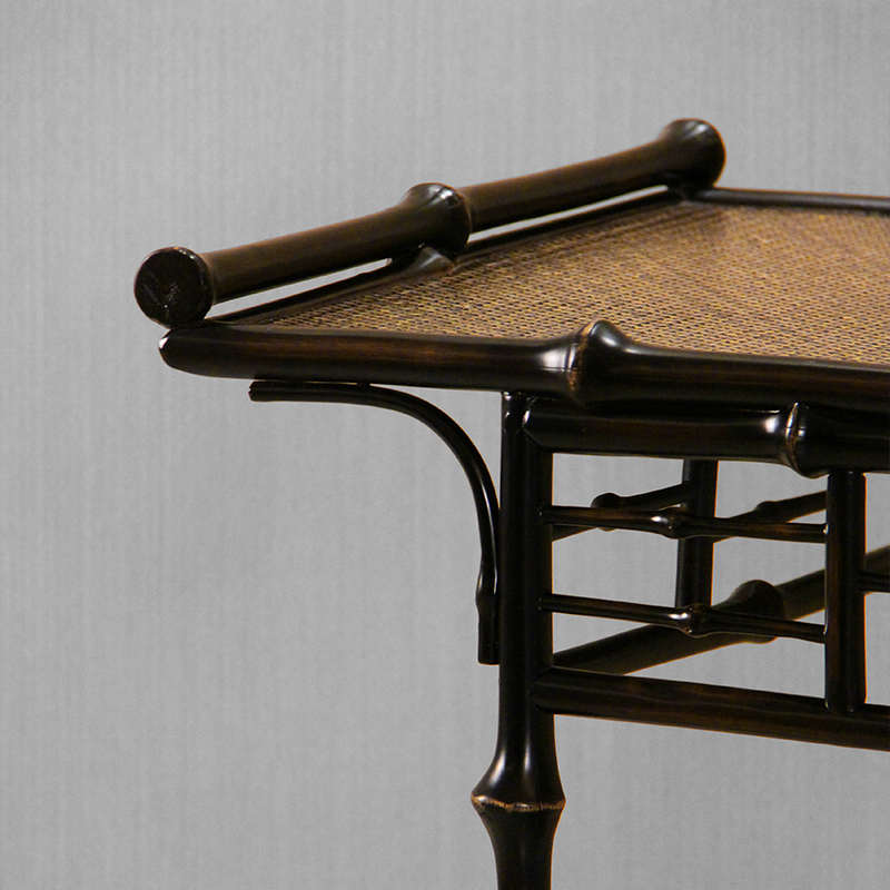 中式筇竹家具玄关条案桌供桌香案家用客厅条几桌玄关柜长条桌靠墙