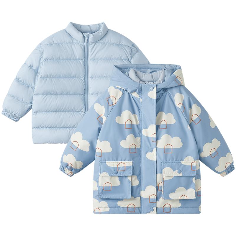 博睿恩儿童冬款羽绒服冲锋衣