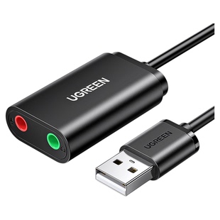 绿联USB外置声卡台式机电脑笔记本外接口独立音频耳机免驱转换器