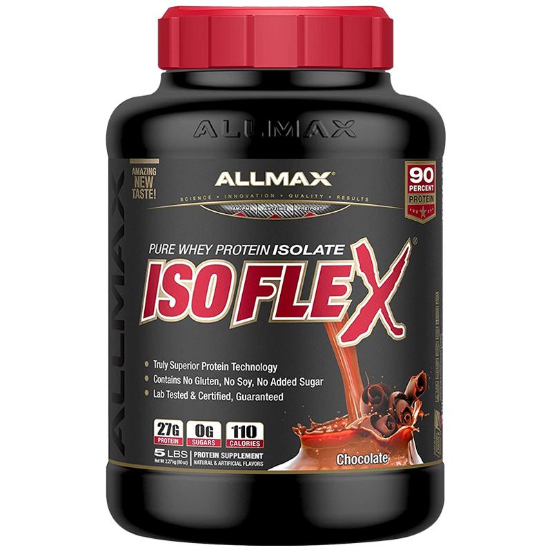 AllMax IsoFlex水解分离乳清蛋白质粉whey瘦人增肌重健身5磅进口