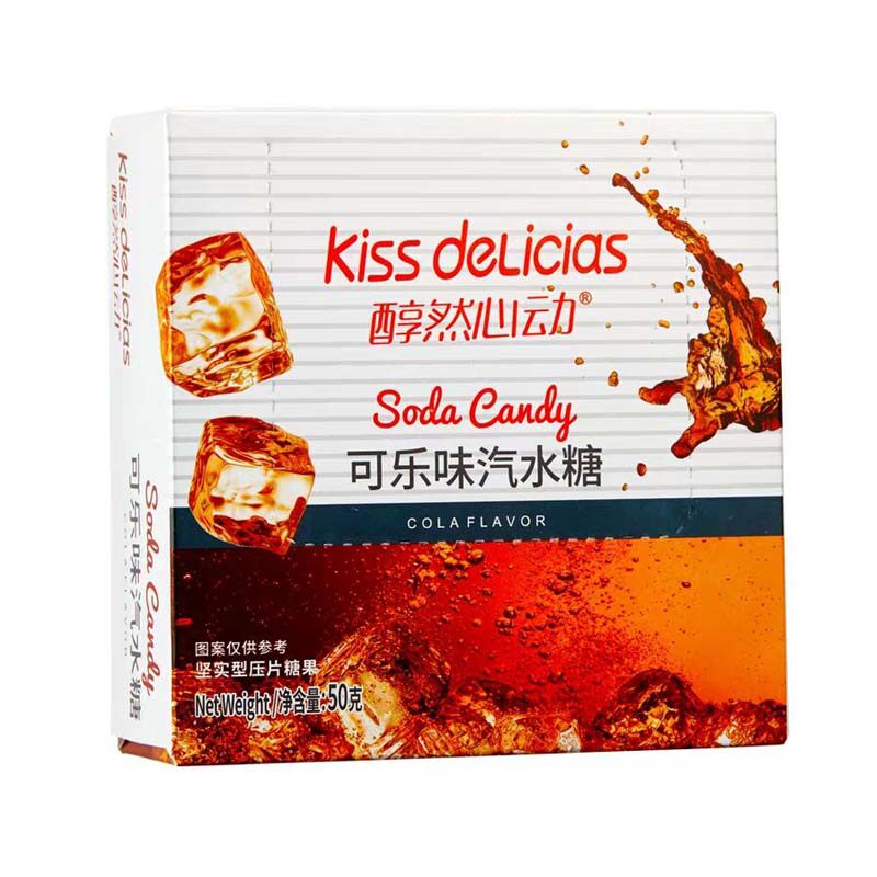 海亿薄荷糖醇然心动50g*4接吻口气清新香体随身糖网红糖果小零食