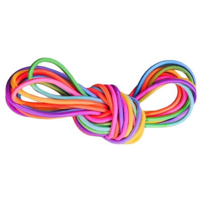 高弹力耐用小学生橡皮筋跳绳运动