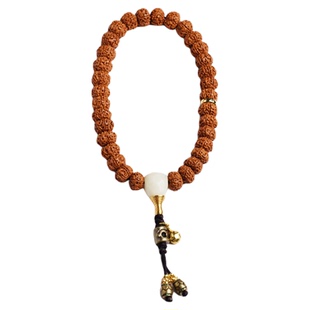 老树王爆肉小金刚菩提子手串原籽佛珠男士手持六瓣文玩盘玩女手链