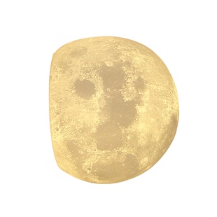 月球壁灯墙角落立体阴角月亮灯装饰阳台卫生间包水管美化转角壁灯