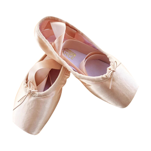 青青之舞 | 足尖鞋 成人专业芭蕾舞鞋脚尖绑带缎面女童练功鞋