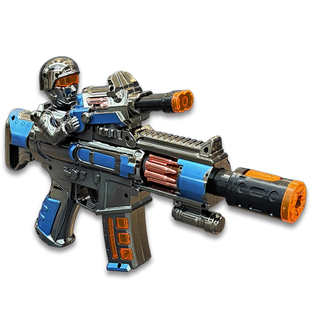 儿童喷雾声光枪玩具男孩子1一3到5岁周半2-4-6宝宝仿真电动冲锋枪