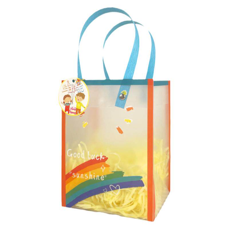 儿童生日礼品袋伴手礼高级感幼儿园小朋友伴手礼彩虹生日礼物袋