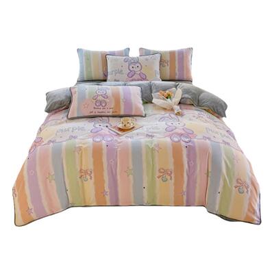 单面法兰绒被套纯棉ab珊瑚冬季