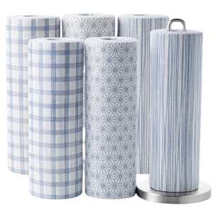 霜山厨房可水洗洗碗巾干湿两用吸油纸吸水纸懒人抹布一次性清洁布