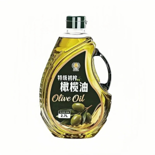 官方正品特级初榨纯正橄榄油2.7L西班牙进口植物食用油炒菜冷榨纯