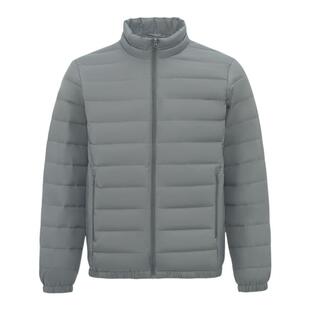 雪中飞2026春新款男士鹅绒立领轻薄羽绒服休闲商务便捷百搭纯色