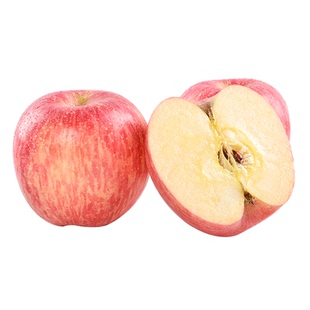 正宗山东烟台红富士苹果新鲜水果整箱栖霞苹果脆甜包邮9斤条纹