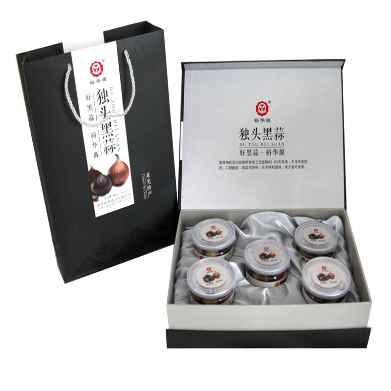 山东特产500g送礼瓶装独头黑蒜