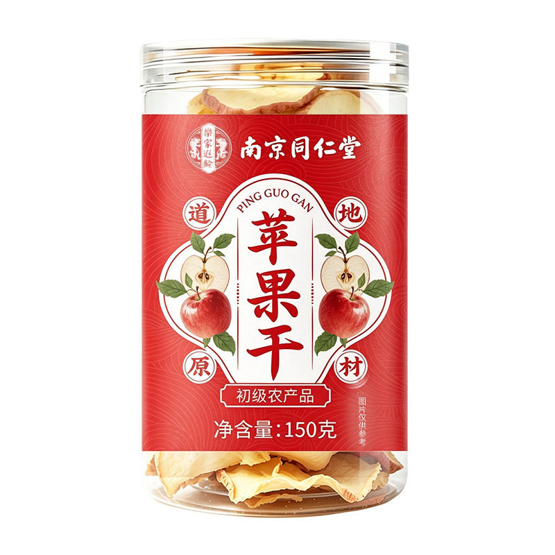 南京同仁堂苹果干原切无硫零食