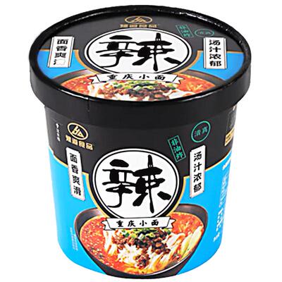 重庆小面速食食品整箱桶装