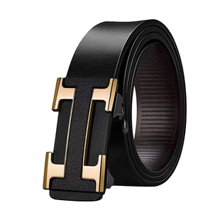 正品官方旗舰店男士皮带真皮内穿式内扣奢侈品高档纯牛皮裤腰带潮