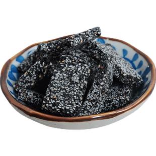 正宗纯黑芝麻片老式酥糖花生麻糖传统糕点营养零食有无糖黑芝麻饼