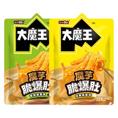 盐津铺子大魔王脆爆肚香菜麻酱味