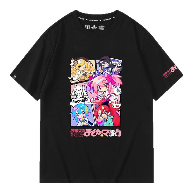 休闲宽松纯棉情侣短袖