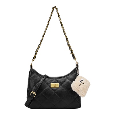 星期六真皮链条小方包小香风礼物